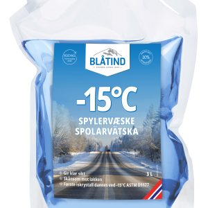 Spylervæske Vinter -15C   Pose 3L