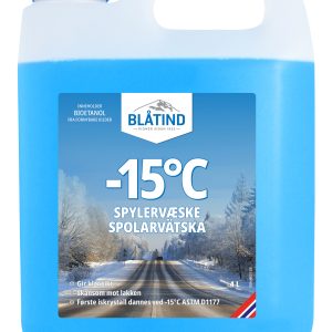 BLÅTIND SPYLERVÆSKE -15C 4L KANNE